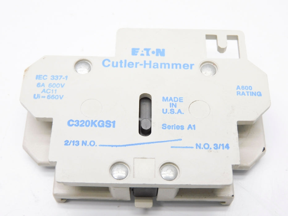 CUTLER HAMMER C320KGS1 SER. A1 UNMP