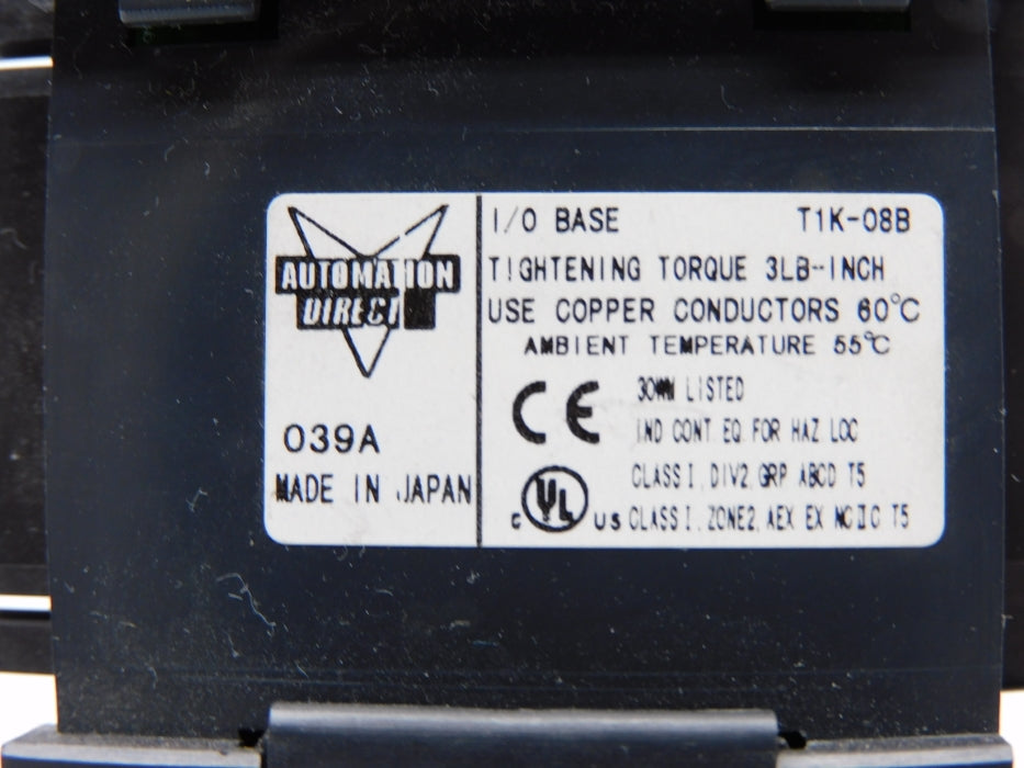 AUTOMATION DIRECT T1K-08B UNMP