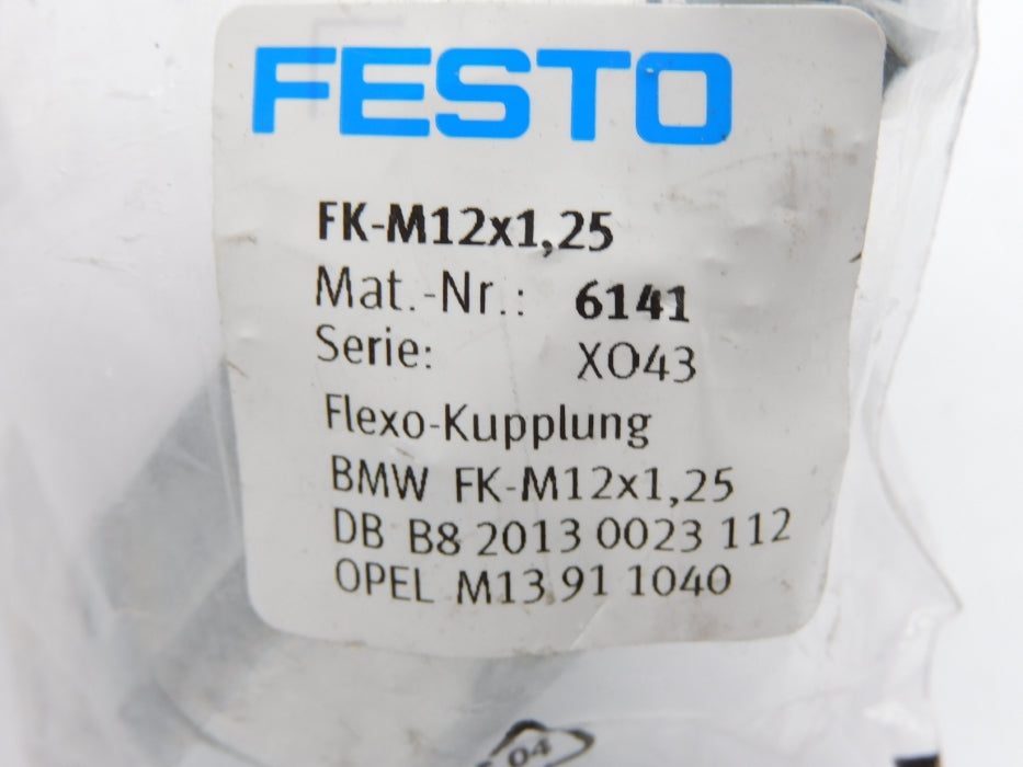 FESTO FK-M12X1.25 6141 SER. X043 NSMP