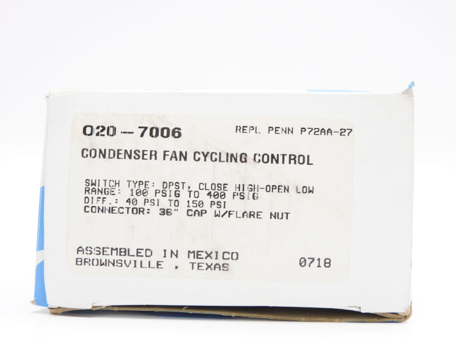 RANCO 020-7006 100-400PSIG NSMP