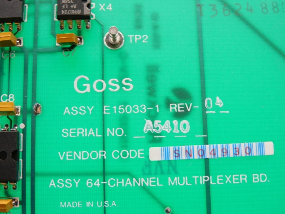 GOSS E15033-1 REV. 04 UNMP
