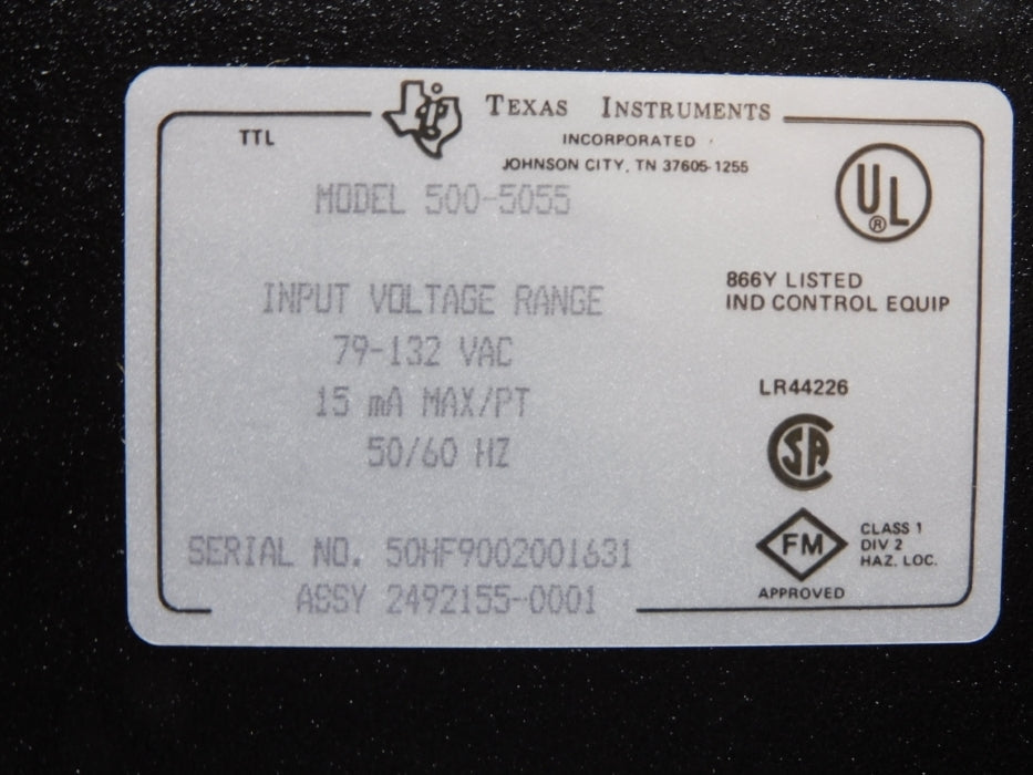 TEXAS INSTRUMENTS 500-5055 NSMP
