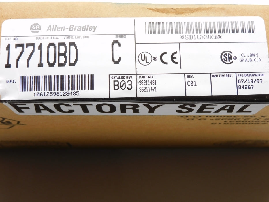 ALLEN BRADLEY 1771-OBD SER. C DATE: 1997 NSFS