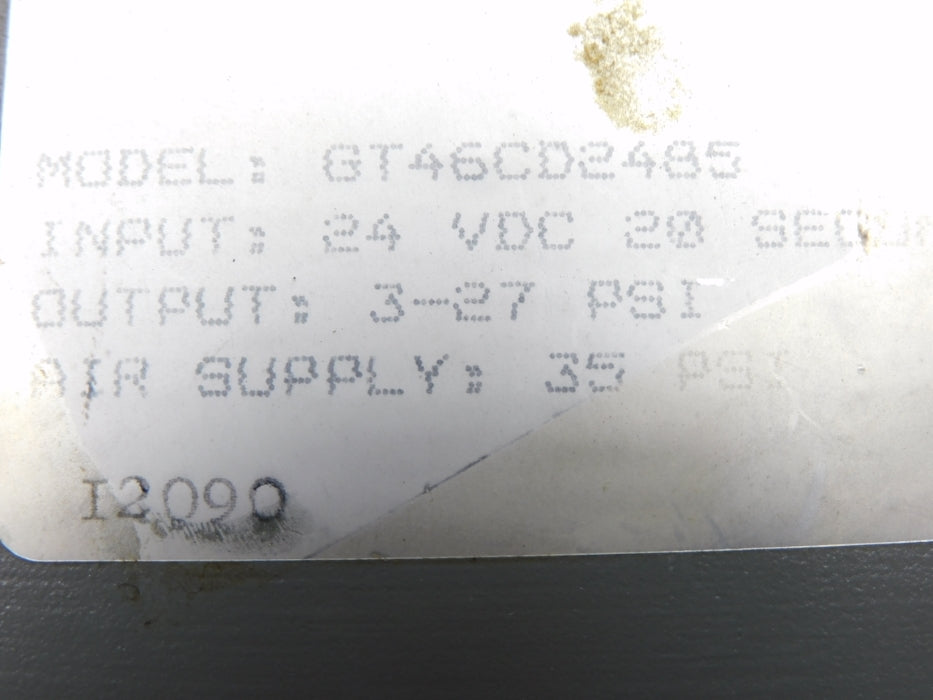 ITT GT46CD2485 3-27PSI UNMP
