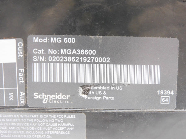 SQUARE D MGA36600 600V 600A NSNP