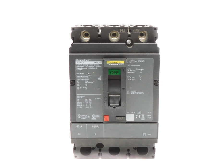 SQUARE D HJL36040 40A 600V NSNP