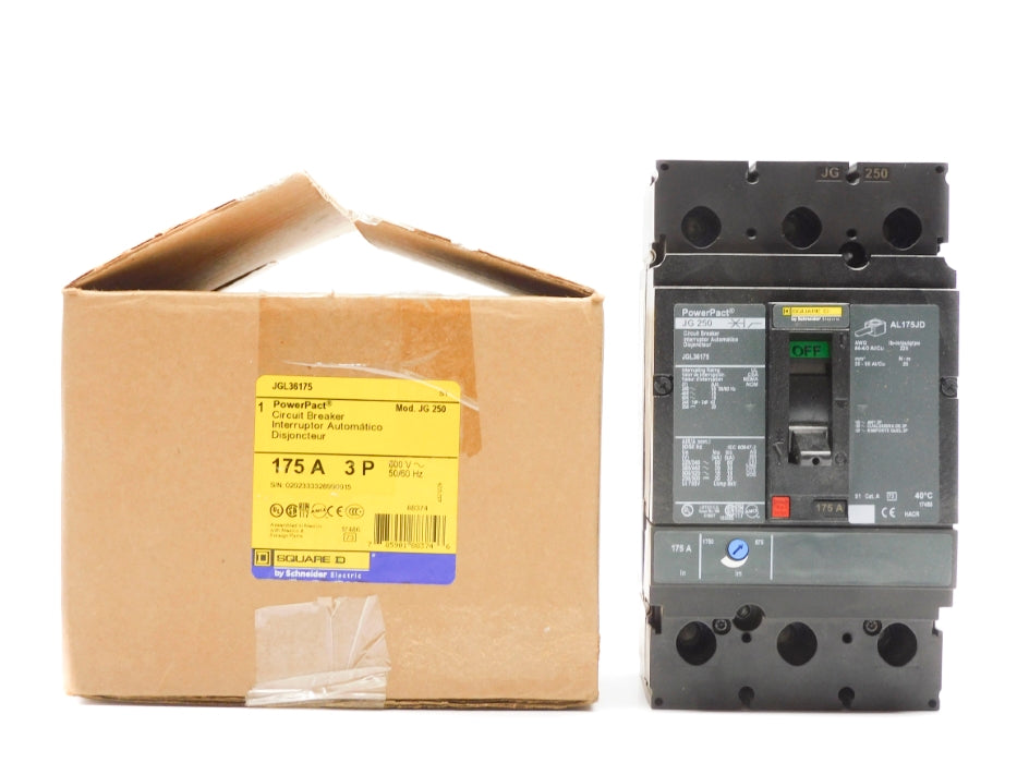 SQUARE D JGL36175 175A 600V NSMP