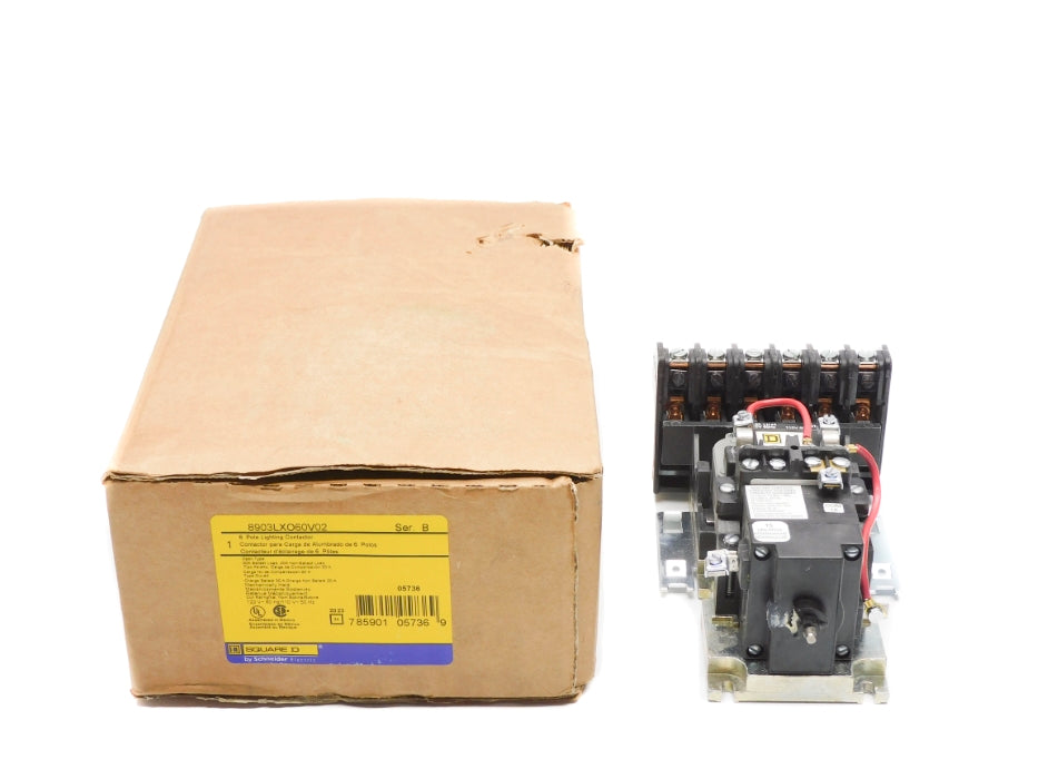 SQUARE D 8903LXO60V02 SER. B 110/120V NUPI