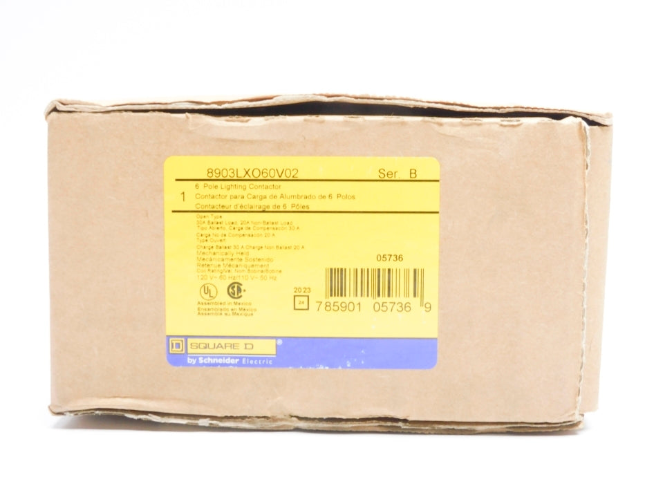SQUARE D 8903LXO60V02 SER. B 110/120V NUPI