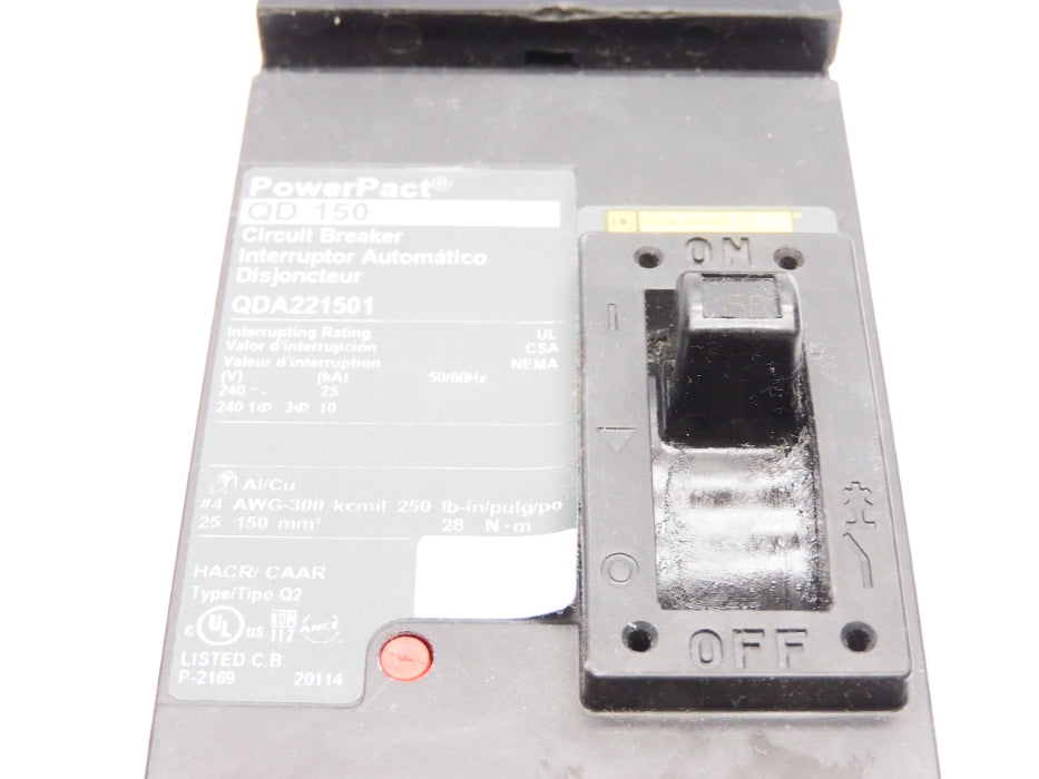 SQUARE D QDA221501 150A 240V NSMP
