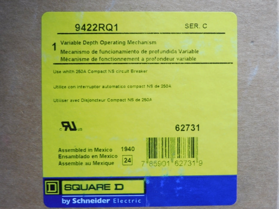 SQUARE D 9422RQ1 SER. C NSMP