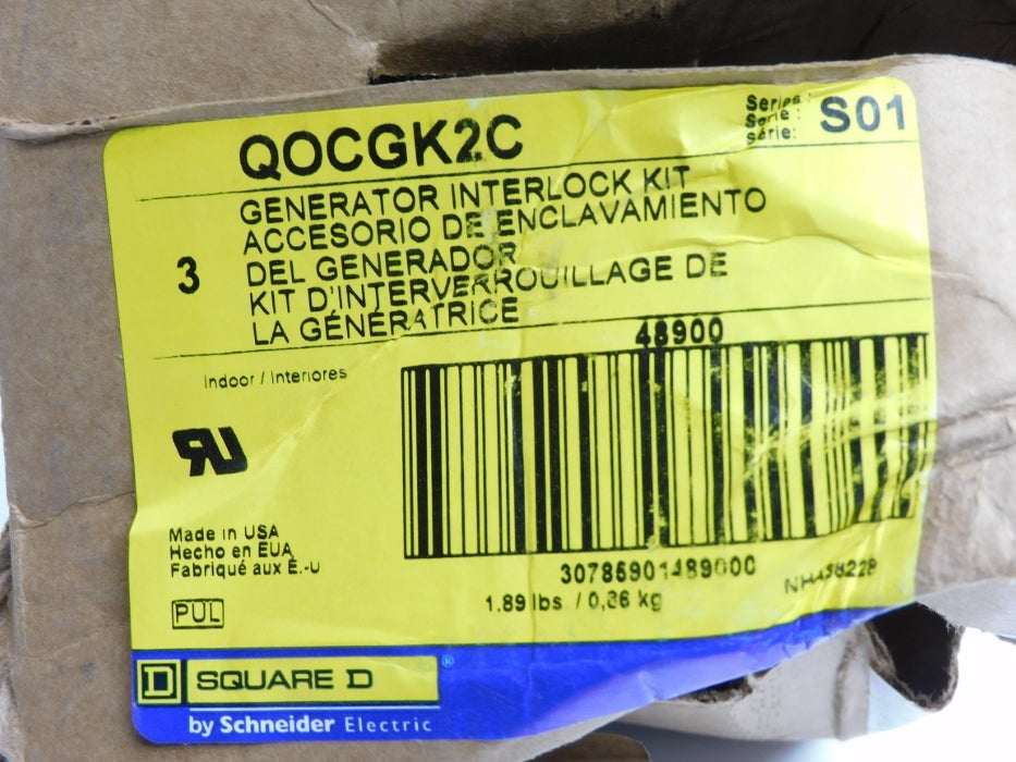 SQUARE D QOCGK2C SER. S01 (PKG OF 3) (AS PICTURED) NSMP