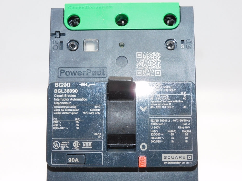 SQUARE D BGL36090 90A 480V NSMP