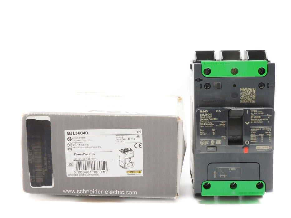 SQUARE D BJL36040 40A 480V NSMP