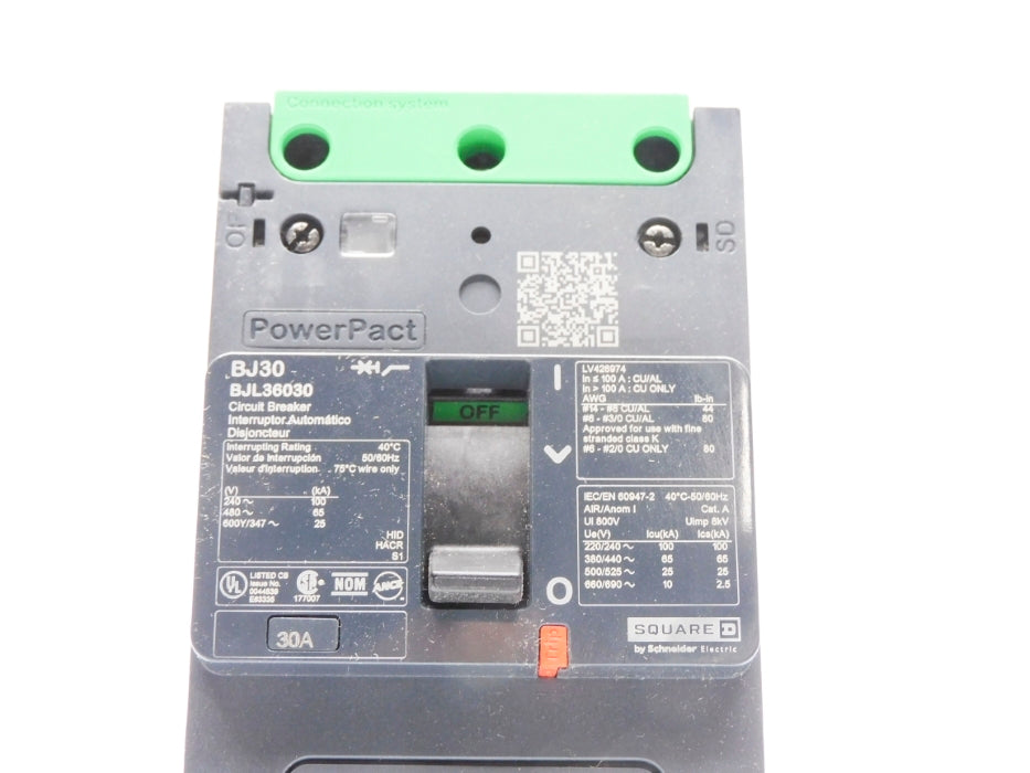 SQUARE D BJL36030 30A 480V NSMP