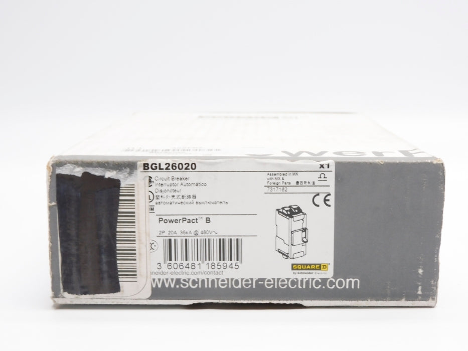 SQUARE D BGL26020 20A 480V NSMP