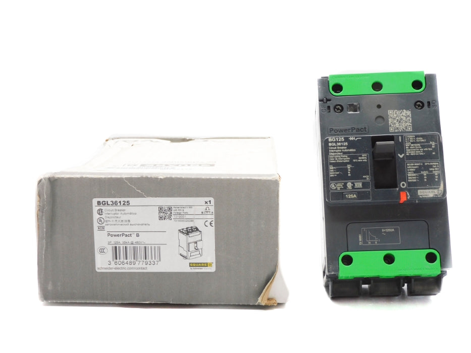 SQUARE D BGL36125 480V 125A NSMP