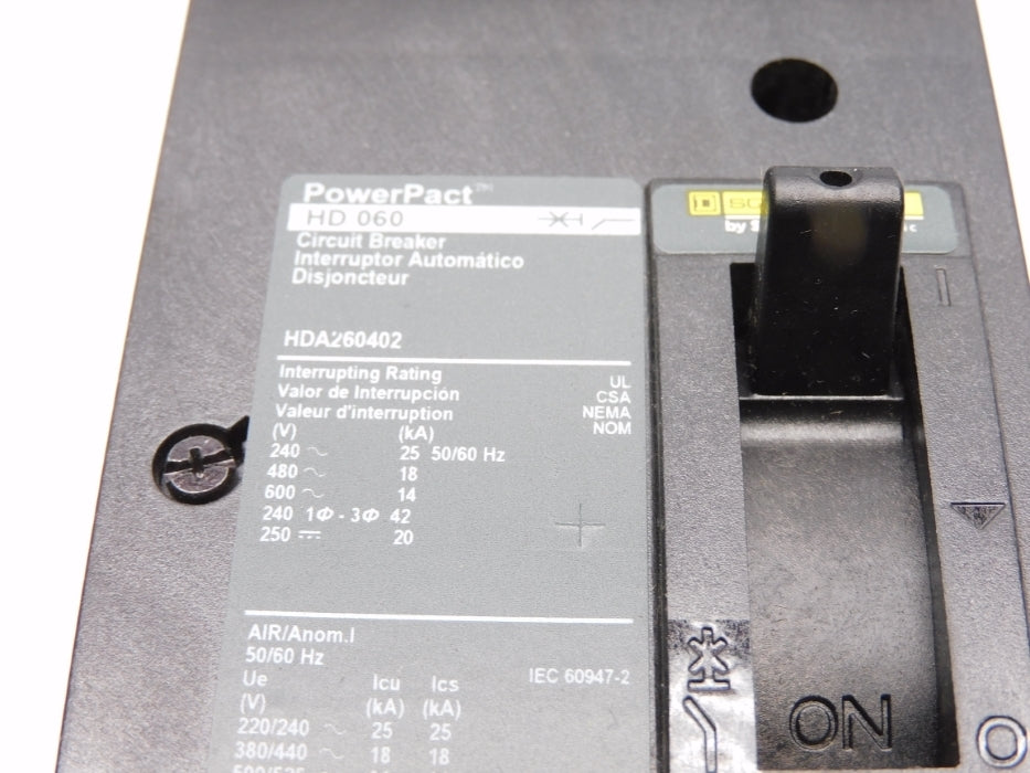 SQUARE D HDA260402 40A 600V NSNP