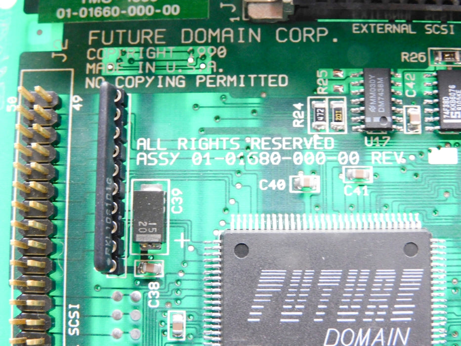 FUTURE DOMAIN 01-01680-000-00 TMC-1660 UNMP