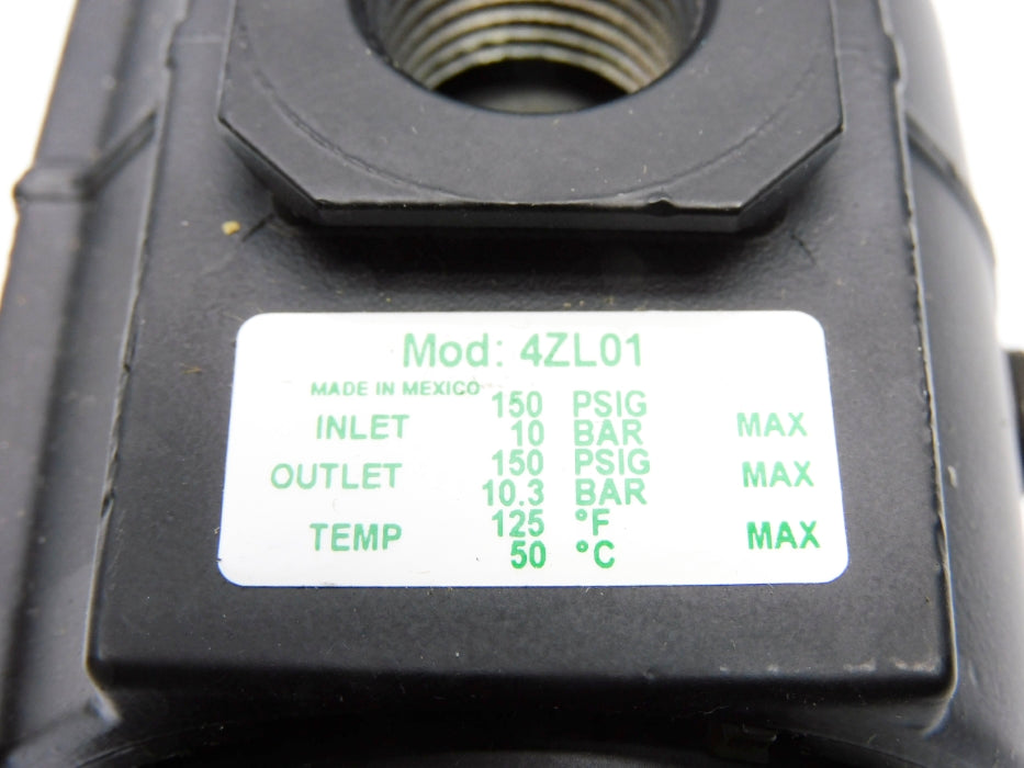 SPEEDAIRE 4ZL01 1/2" 150PSIG NSMP