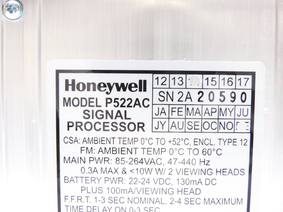 HONEYWELL P522AC NSMP