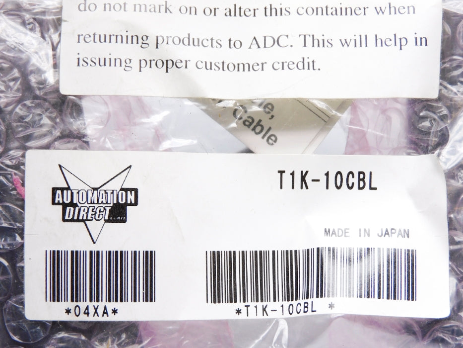 AUTOMATION DIRECT T1K-10CBL NSMP