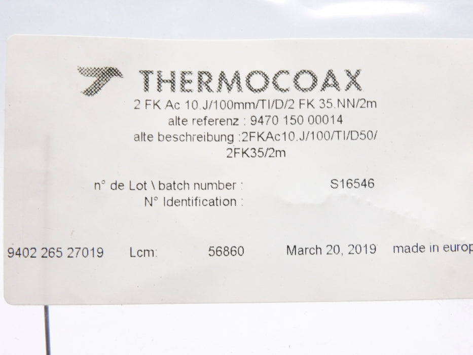 THERMOCOAX 2FKAC10.J/100/TI/D50/2FK35/2M NSMP