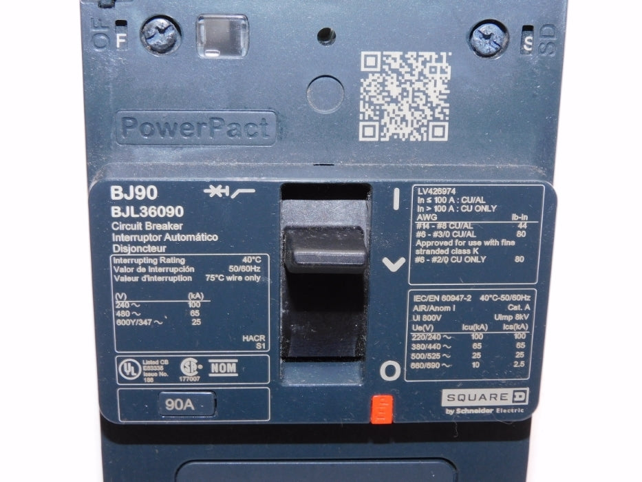 SQUARE D BJL36090 90A 600/347V NSNP