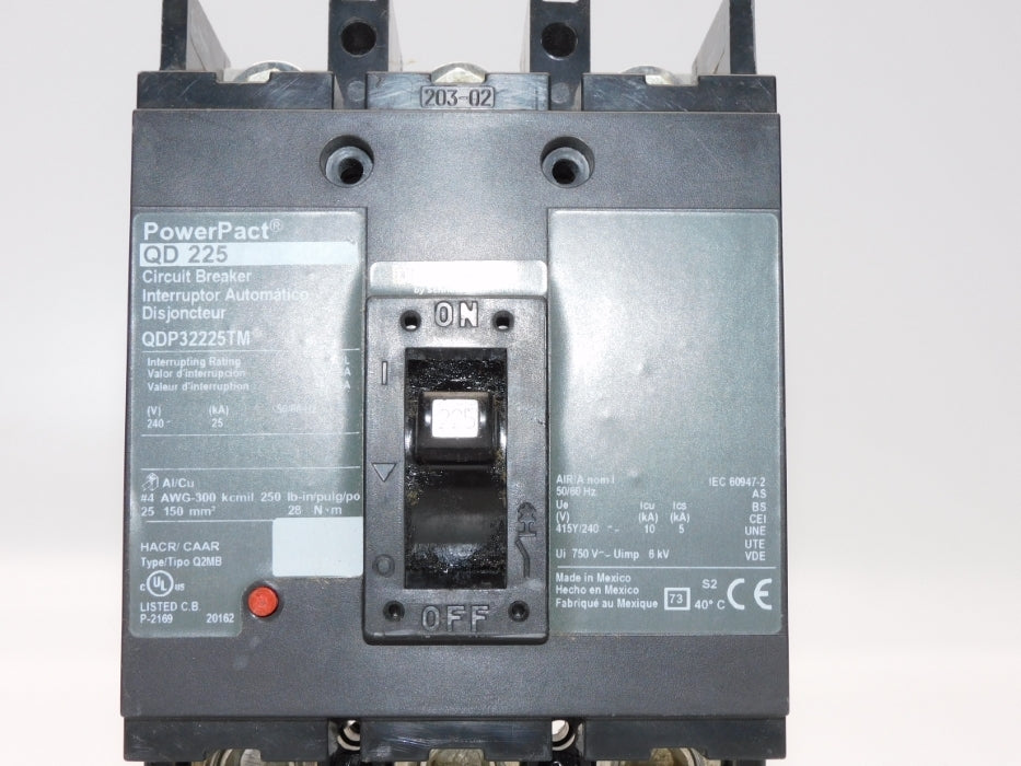 SQUARE D QDP32225TM 225A 240V (AS PICTURED) NSNP