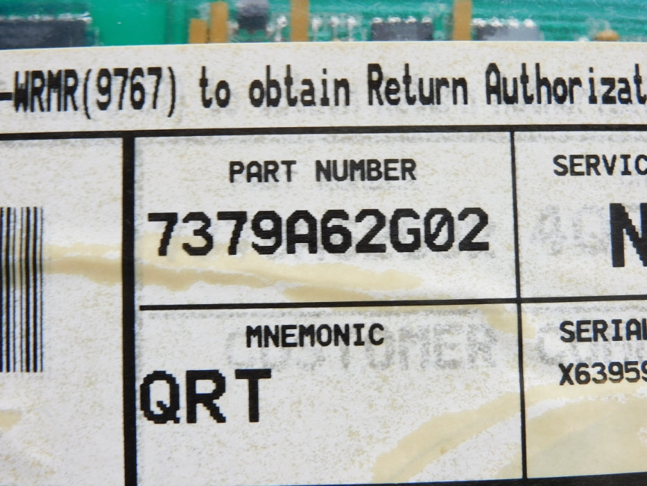 WESTINGHOUSE 7379A62G02 REMAN