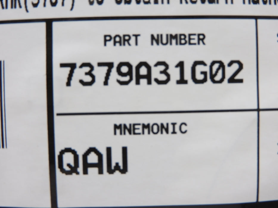 WESTINGHOUSE 7379A31G02 REMAN