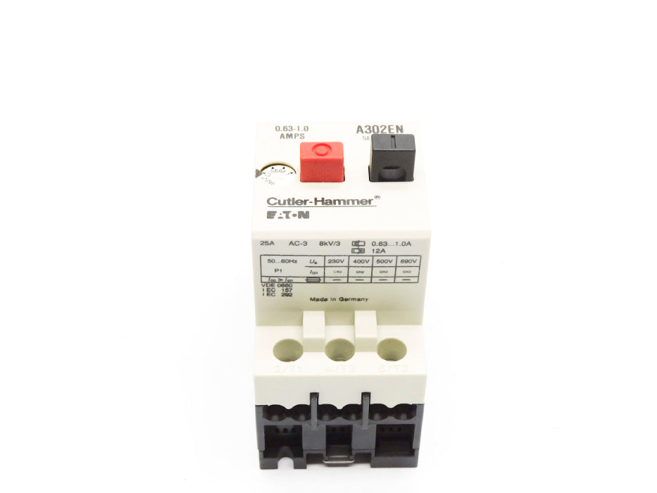 CUTLER HAMMER A302EN SER. A1 0.63-1.0A 460/575V NSMP