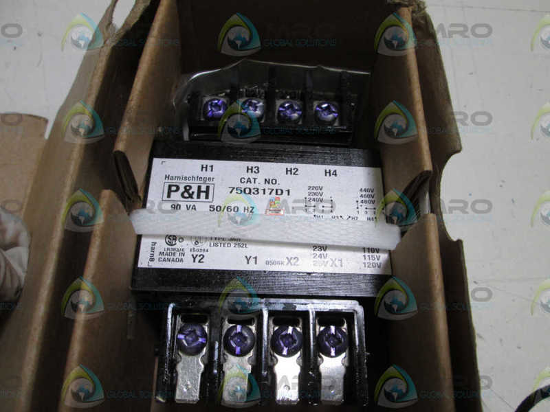 P & H TRANSFORMER 75Q317D1 *NEW IN BOX*