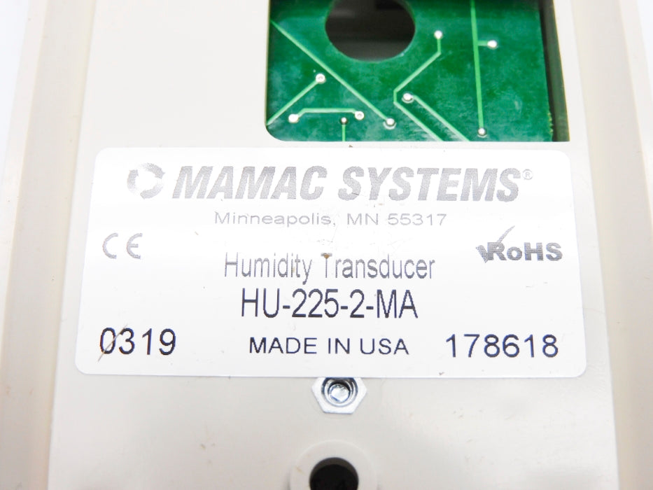 MAMAC SYSTEMS HU-225-2-MA NSNP