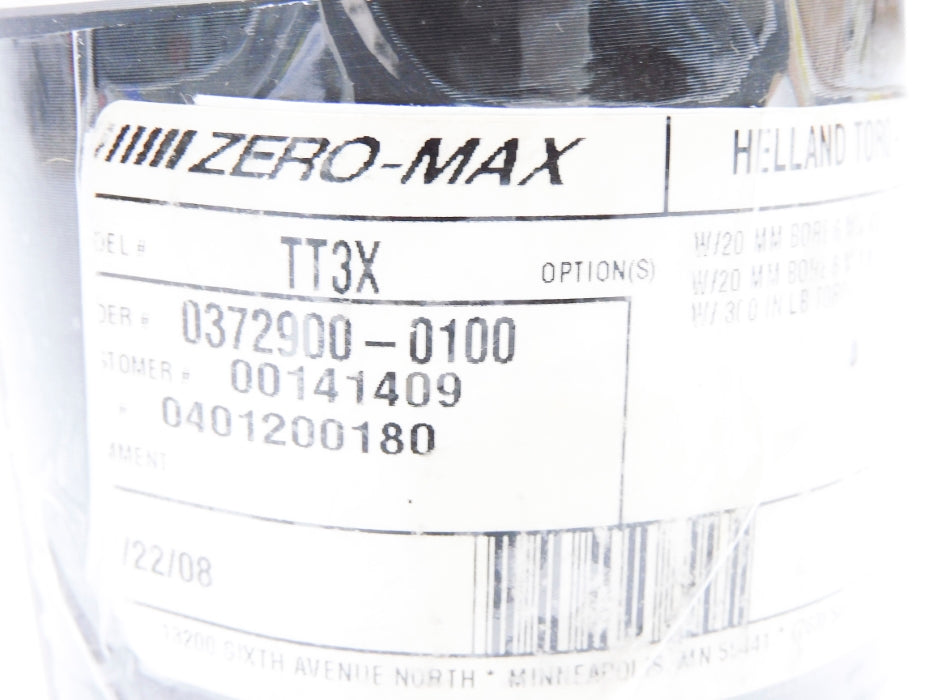 ZERO-MAX TT3X 3/4" UNMP