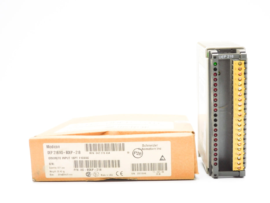 SCHNEIDER AUTOMATION DEP218/AS-BDEP-218 115VAC NSMP