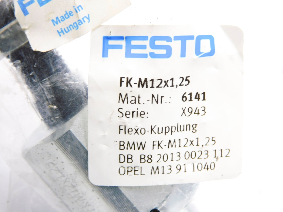 FESTO FK-M12X1.25 6141 SER. X943 NSMP