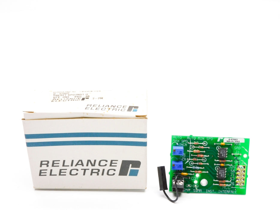 RELIANCE ELECTRIC 0-57002 REV. 01 NSMP