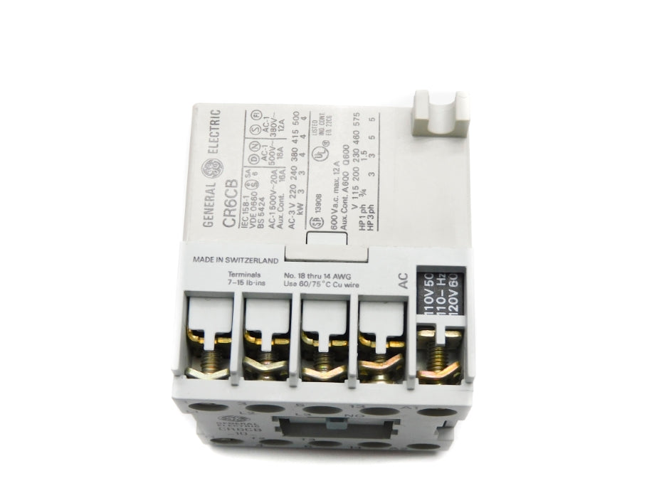 GENERAL ELECTRIC CR6CB 110/120V NSNP