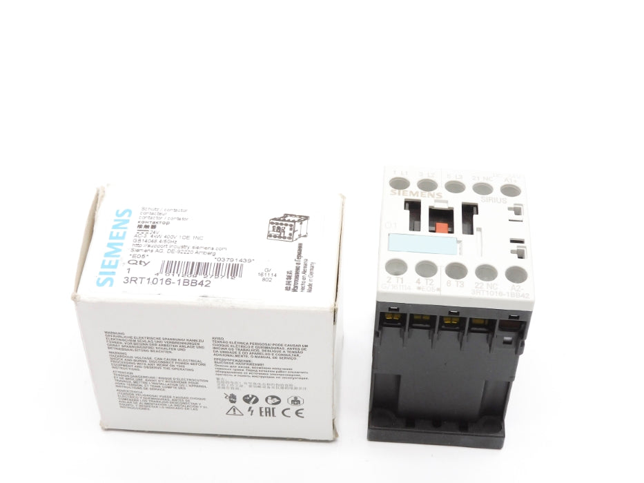 SIEMENS 3RT1016-1BB42 24VDC NSMP