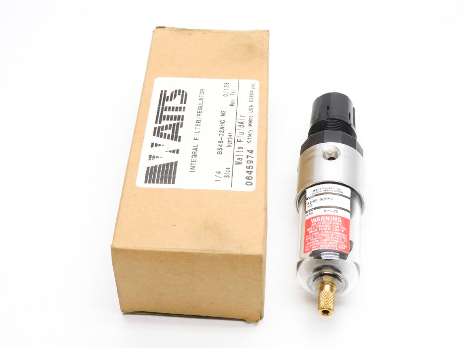 WATTS B548-02AHCM2 0-125PSI 1/4" NSMP