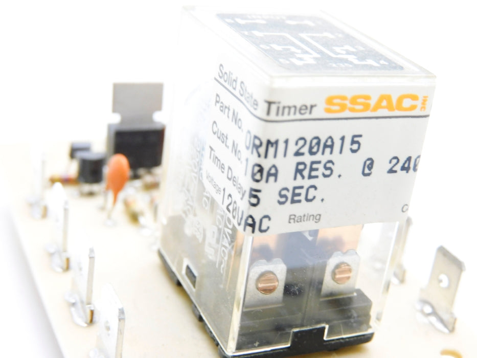 SSAC ORM120A15 120VAC 10A 5S UNMP