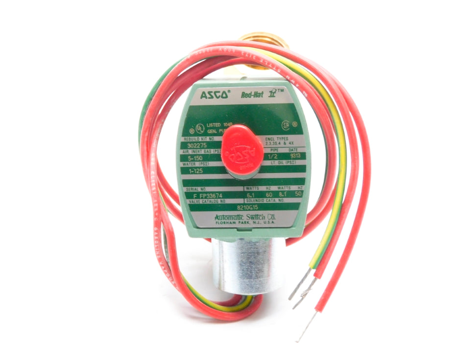 ASCO 8210G15 110/120V 5-150PSI 1/2" NSMP