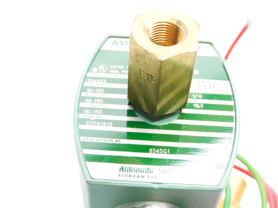 ASCO 8345G1 24V 150PSI 1/4" NSNP