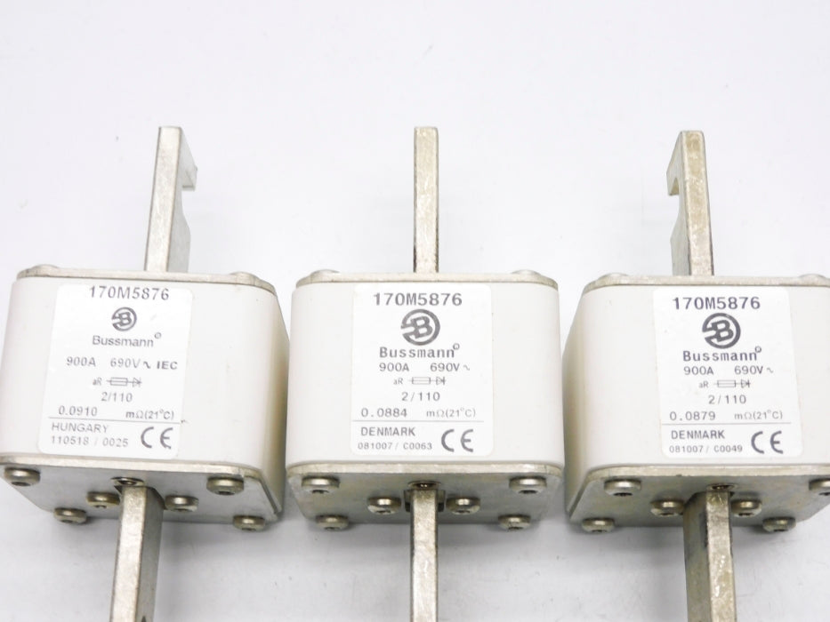 COOPER BUSSMANN 170M5876 690V 900A (PKG OF 3) NSMP