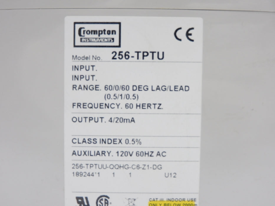 CROMPTON 256-TPTUU-QQHG-C6-Z1-DG NSNP