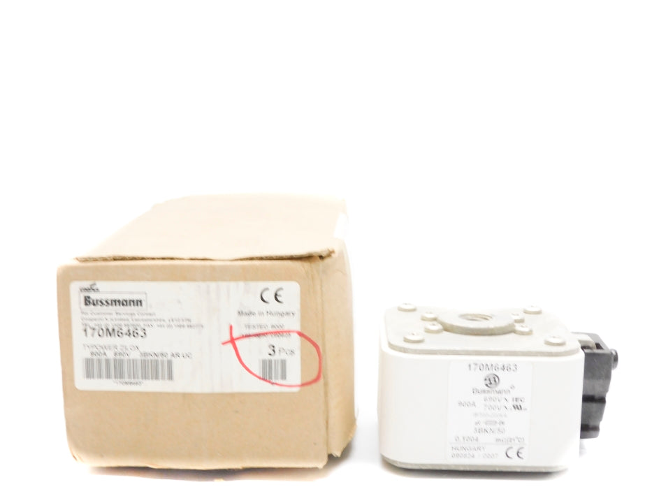 COOPER BUSSMANN 170M6463 690V 900A (PKG OF 3) NSMP