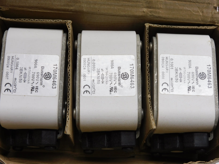 COOPER BUSSMANN 170M6463 690V 900A (PKG OF 3) NSMP