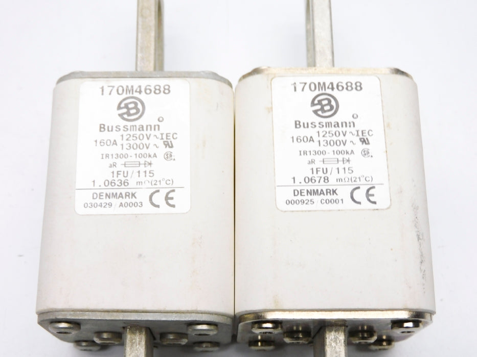 COOPER BUSSMANN 170M4688 1250V 160A (PKG OF 2)  NSMP
