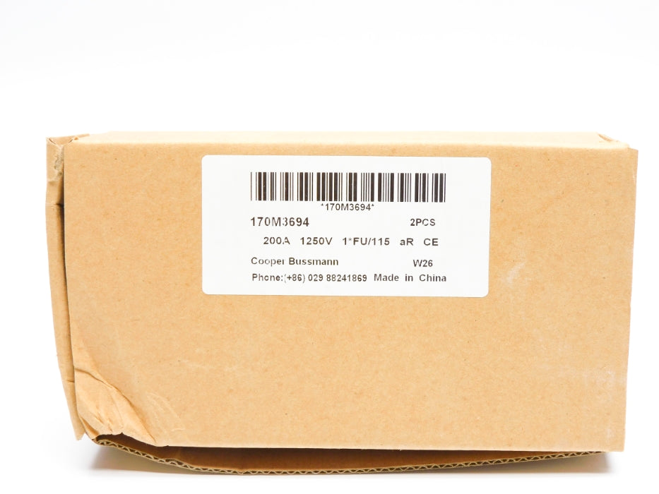 COOPER BUSSMANN 170M3694 1250V 200A (PKG OF 2) NSMP